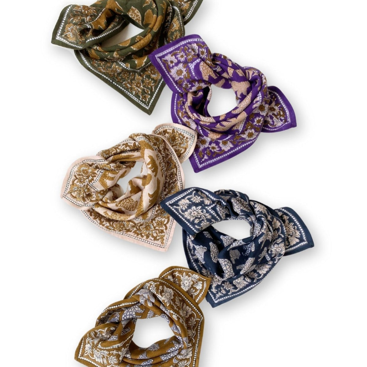 Foulard Apaches Manika - Ours - Macadamia