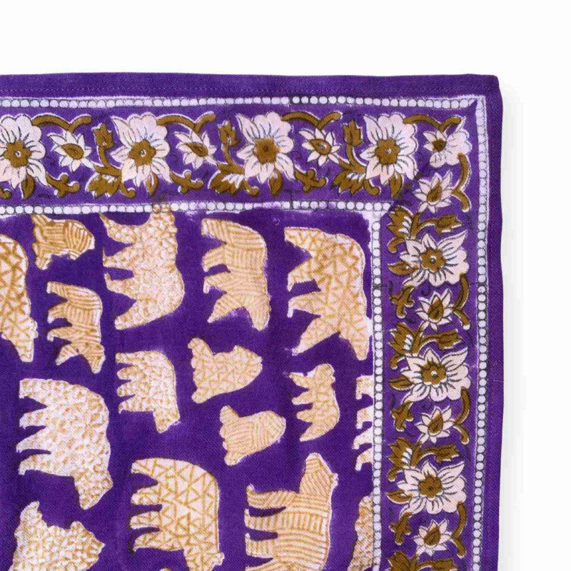 Foulard Apaches Manika - Ours - Violet