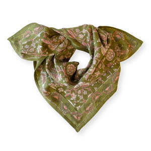 Foulard Apaches Manika - Soleil - Tilleul