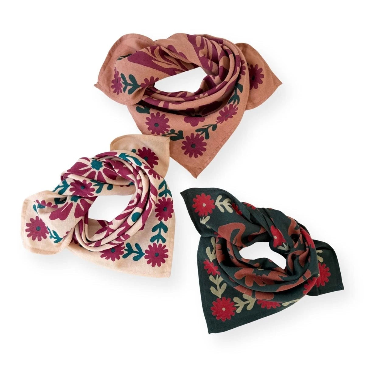Petit Foulard Manika - Rita - Rust
