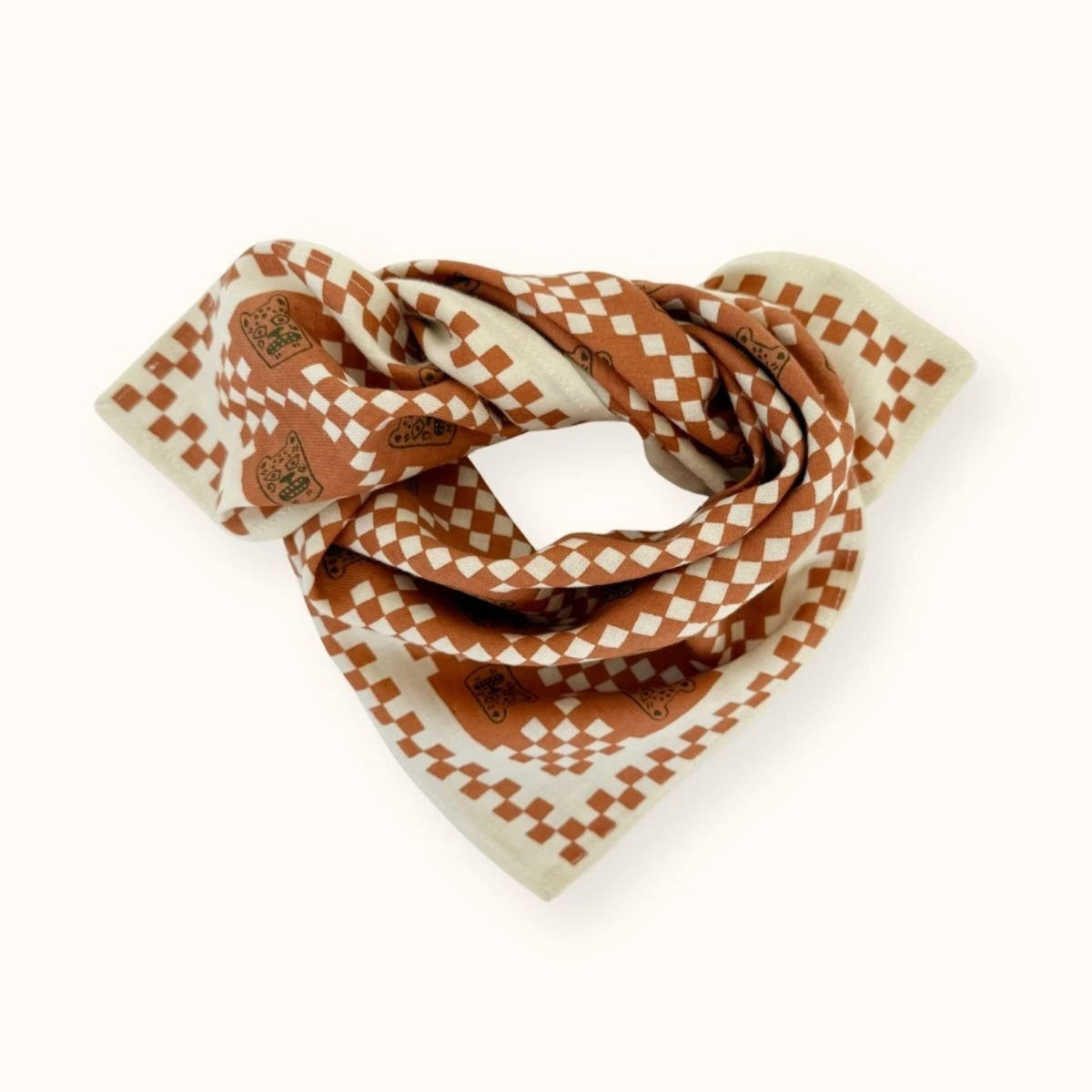 Petit Foulard Manika - Tigro - Rust