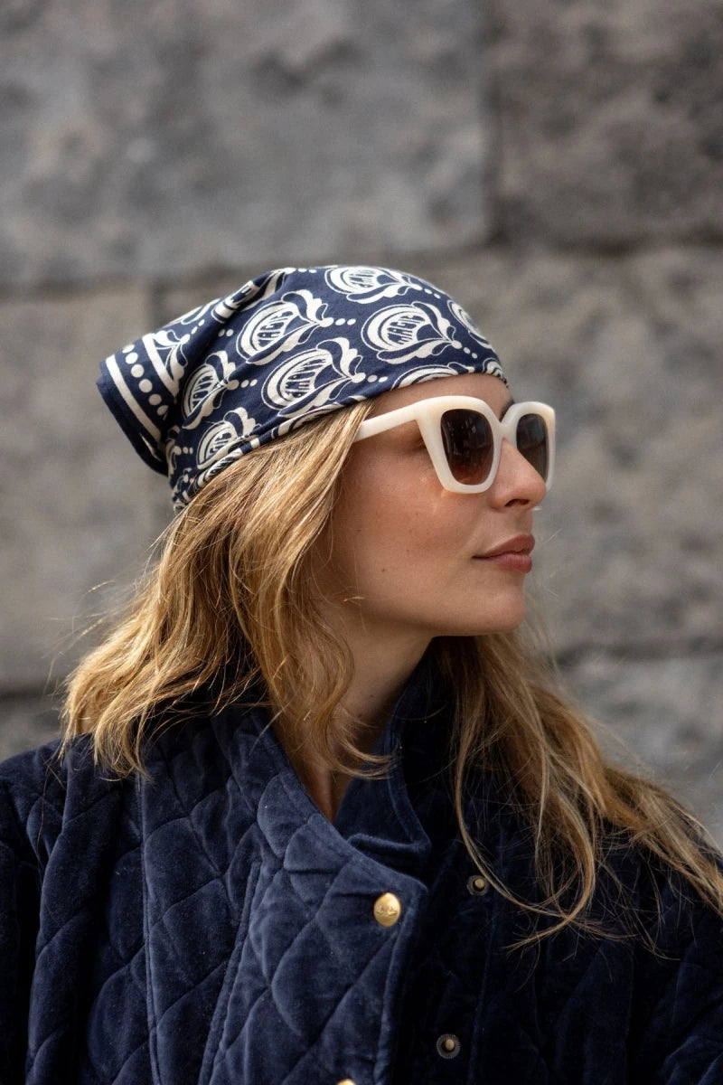 Petit Foulard Manika - Wonderfull - Navy