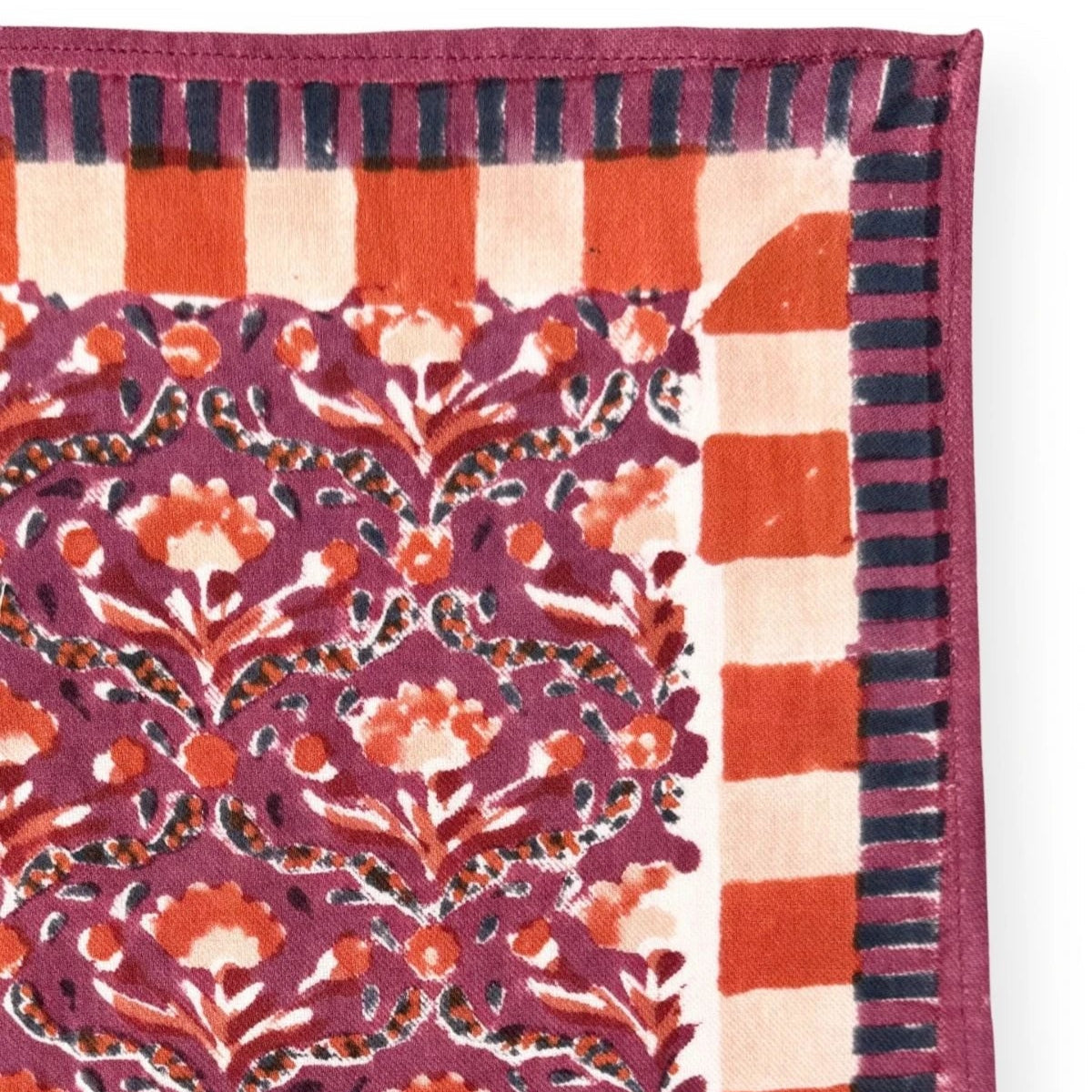 Petit Foulard Manika - Cactus - Cherry