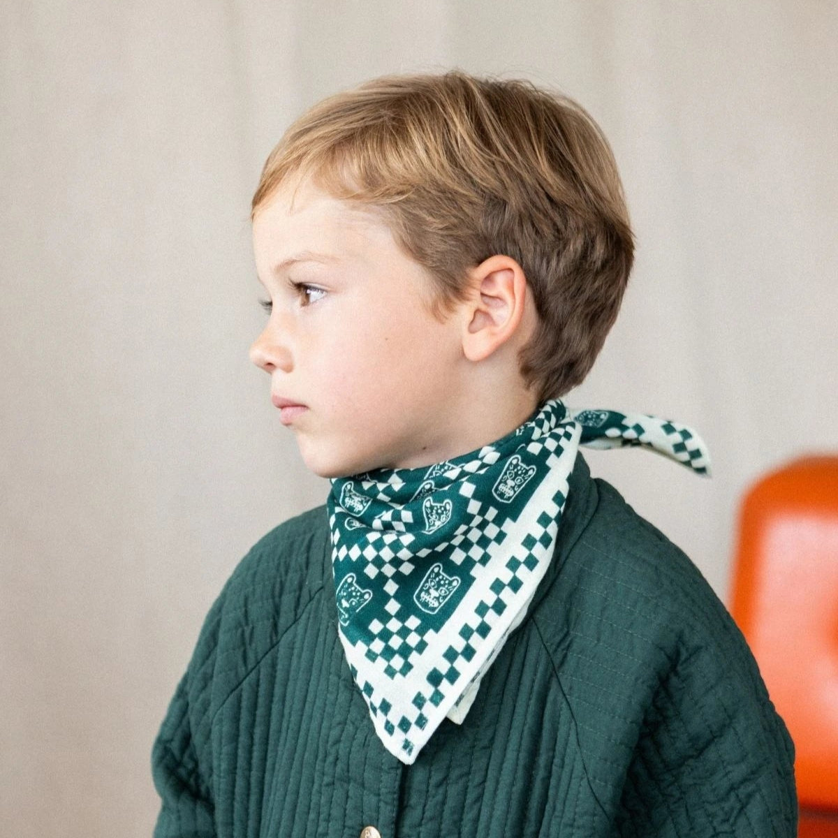 Petit Foulard Manika - Tigro - Forest