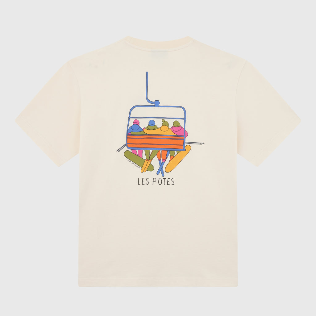 T-shirt - Les potes orange print