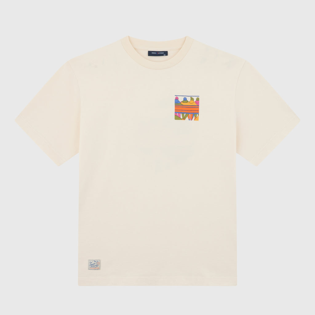 T-shirt - Les potes orange print