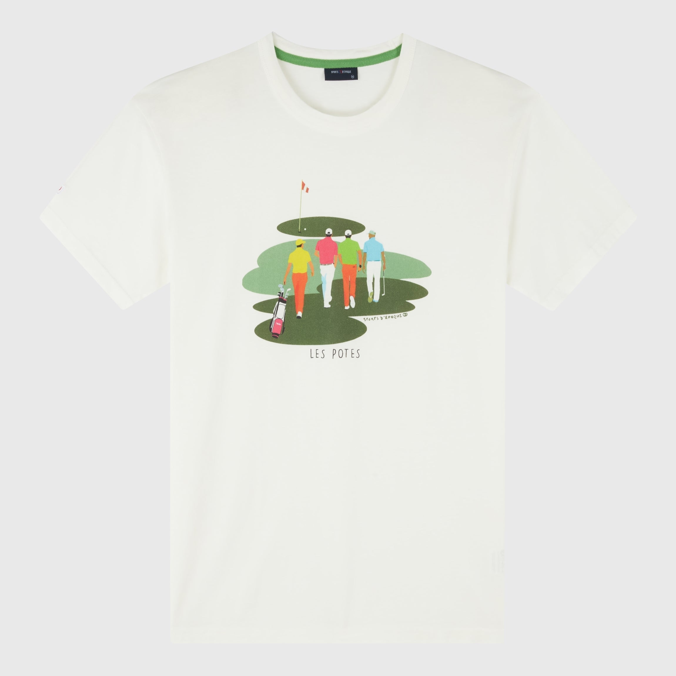 T-shirt Les Potes Golf - Marshmallow