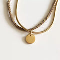 Bracelet Collier Marron glacié - Valentin Valentine