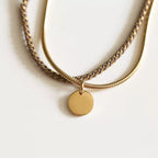 Bracelet Collier Marron glacié - Valentin Valentine