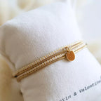 Bracelet pailleté Ecru - Valentine