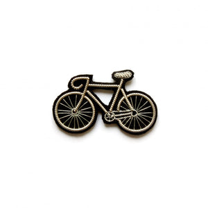Broche - Vélo argenté