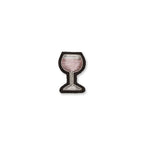 Broche - Verre de Rosé