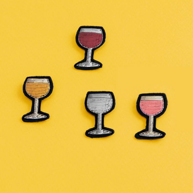 Broche - Verre de Rosé