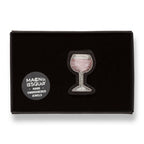 Broche - Verre de Rosé