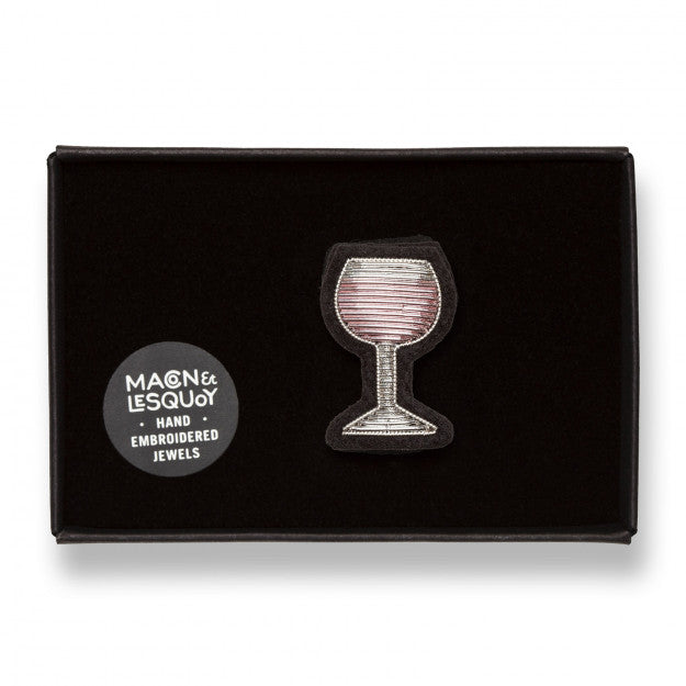 Broche - Verre de Rosé