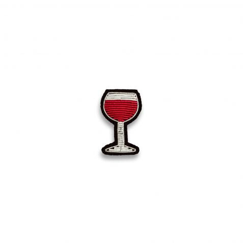 Broche - Verre Rouge