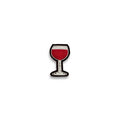 Broche - Verre Rouge