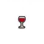 Broche - Verre Rouge