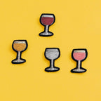 Broche - Verre Rouge