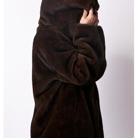 67528 - Veste Fourrure à Capuche