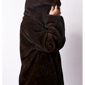 67528 - Veste Fourrure à Capuche