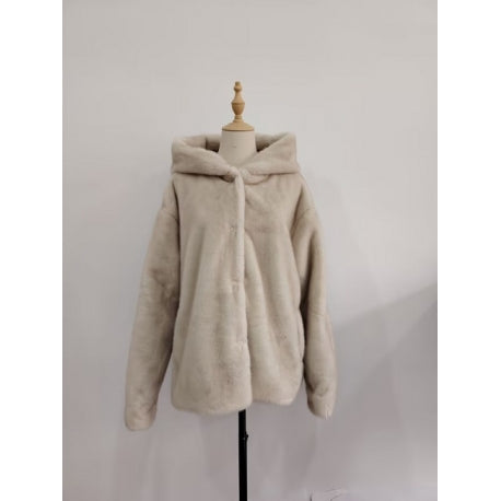 67528 - Veste Fourrure à Capuche