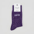 Chaton - Chaussettes paillettes - Violet