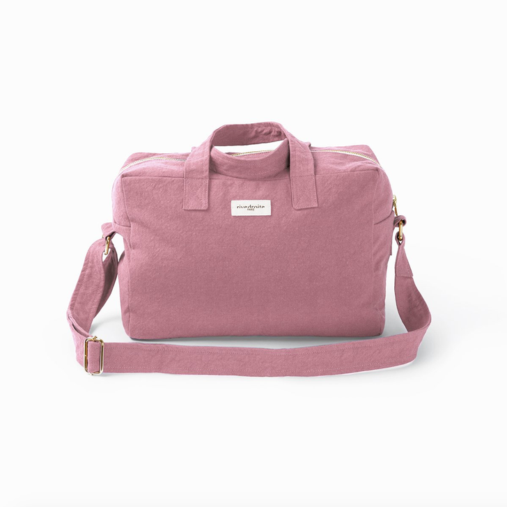 Sac bandoulière Sauval - Bois de Rose - Coloris de la Collection Permanente