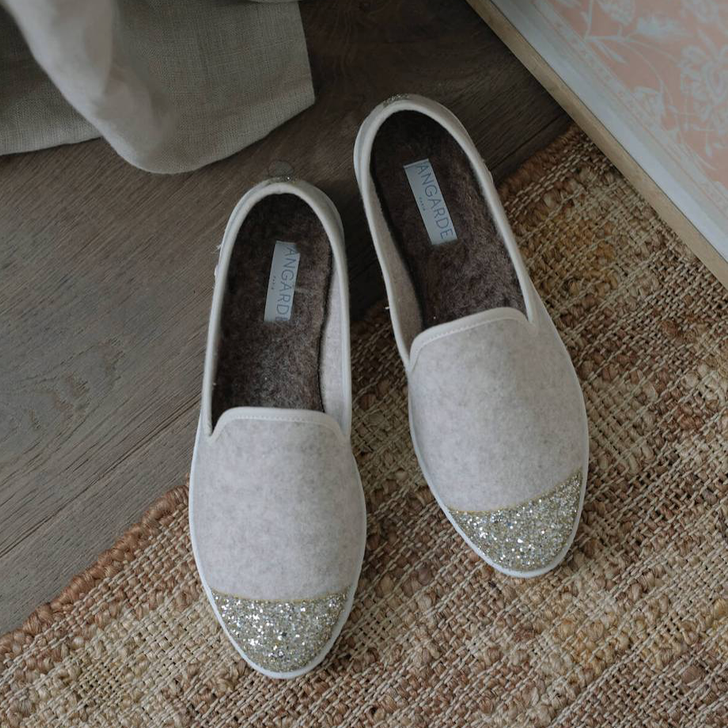 Chaussons Beige Sparkling - Femme