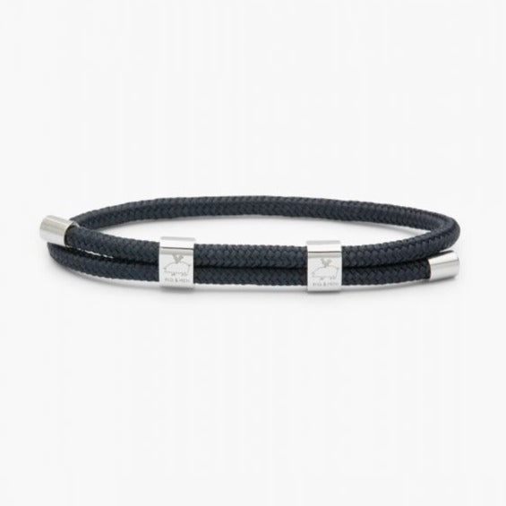 Bracelet Little Lewis DBL - Navy | Silver