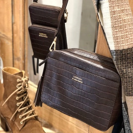 TYLER ECORCE - Cuir de vachette imprimé Croco