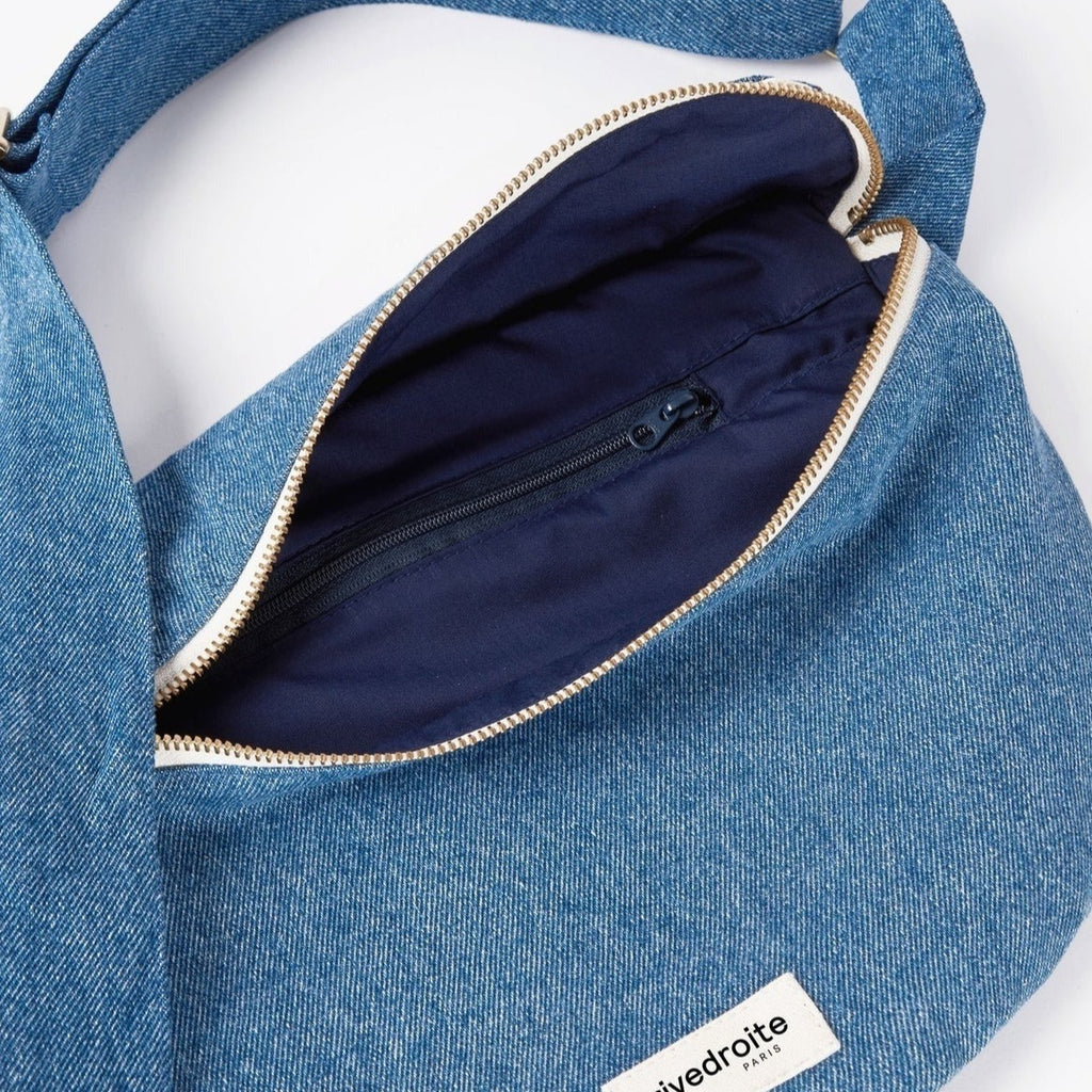 Custine XL - Denim Clair - Banane en coton