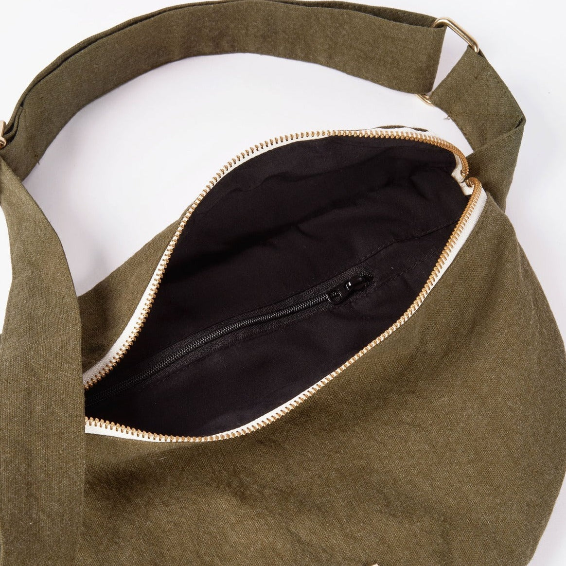 Custine XL - Military Green - Banane en coton