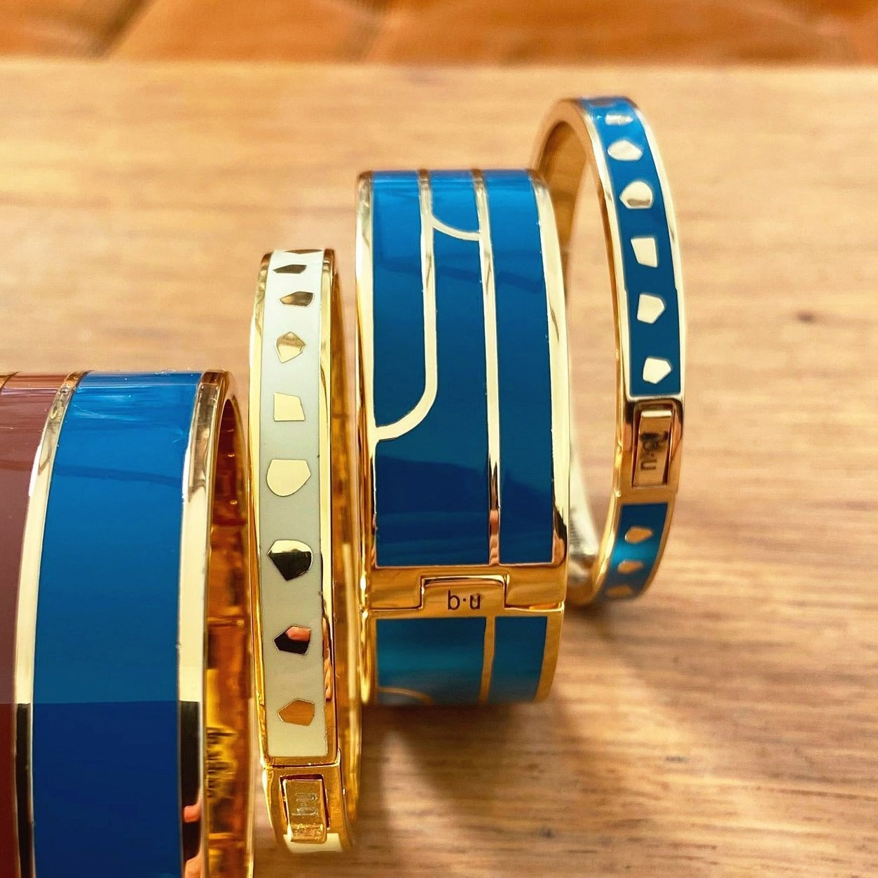 Bracelet Gaya - Bleu Canard