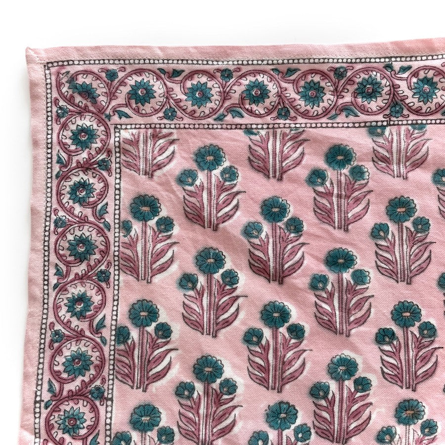 Foulard Apaches Latika - Bouton d'Or - Fraisier
