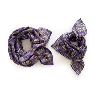 Foulard Apaches Latika - Bouton d'Or - Figuier