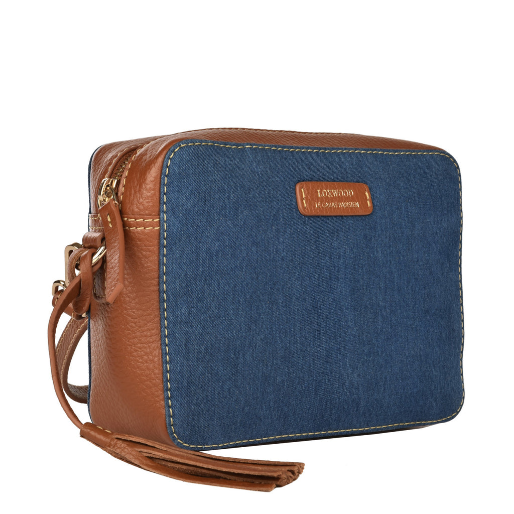 Camera Bag Jean Clair - Sac bandoulière Toile et Cuir