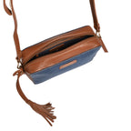 Camera Bag Jean Clair - Sac bandoulière Toile et Cuir