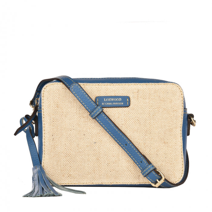 Camera Bag - Sac bandoulière toile & cuir