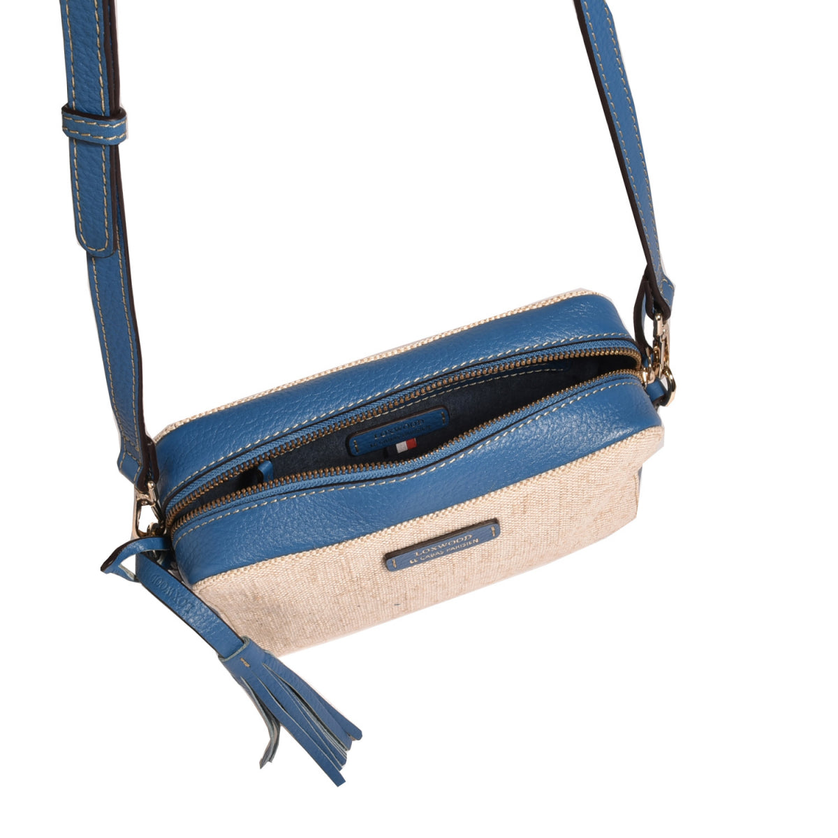 Camera Bag - Sac bandoulière toile & cuir