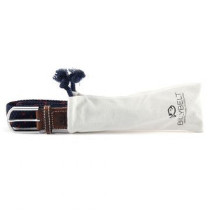 Ceinture Tressée - Bordeaux