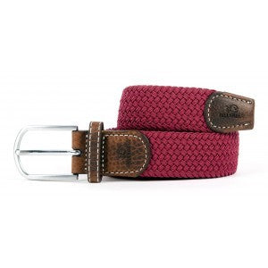 Ceinture Tressée - Bordeaux
