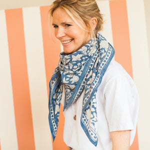 Foulard Apaches Latika - Coeur - Horizon