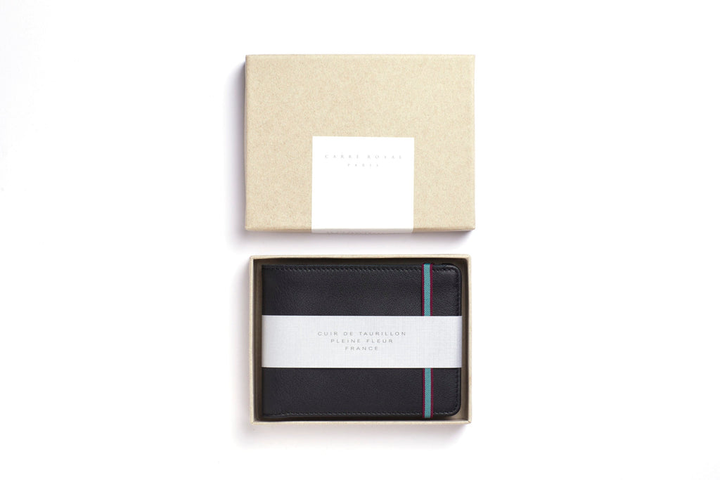 Portefeuille sans Monnaie - Noir - Homme