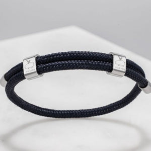 Bracelet Little Lewis DBL - Navy | Silver
